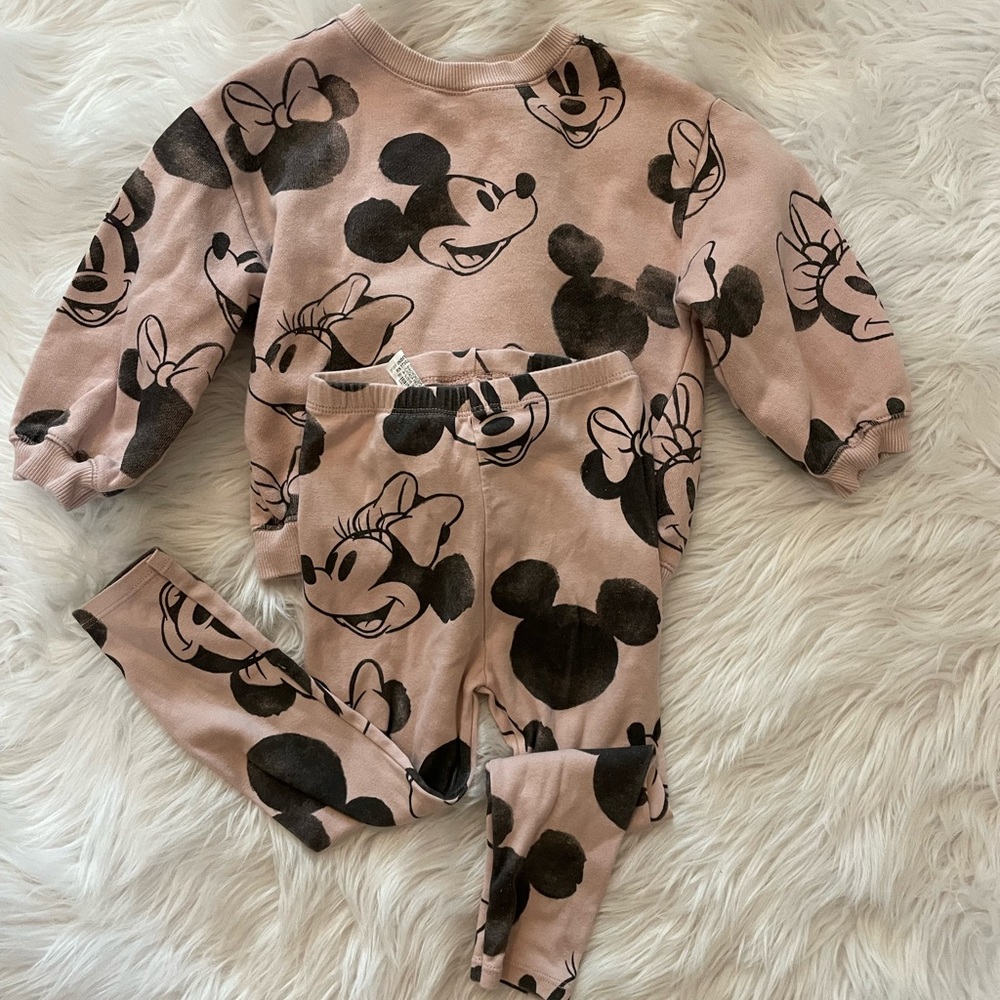 Zara Kids Disney Sweater and Pant Set
